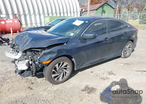 2017 Honda Civic Ex from USA, damaged, VIN 19XFC2F74HE209942